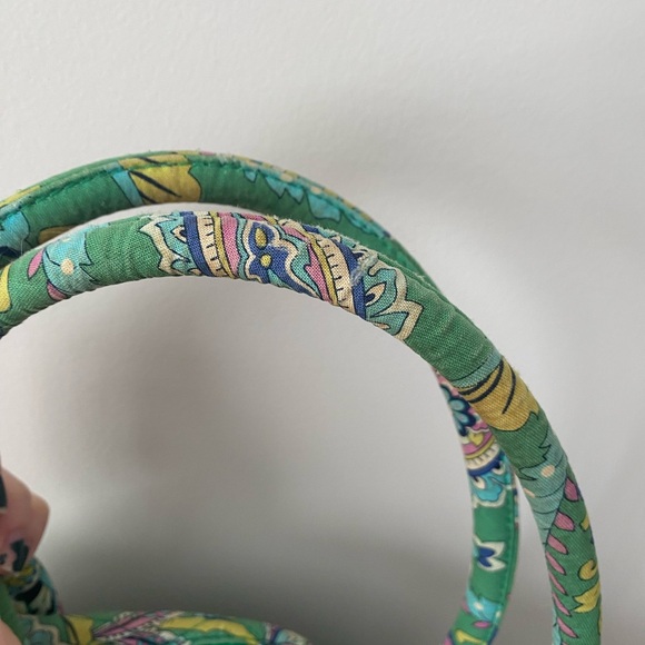 Vera Bradley Green Paisley Travel Bag - Picture 3 of 4